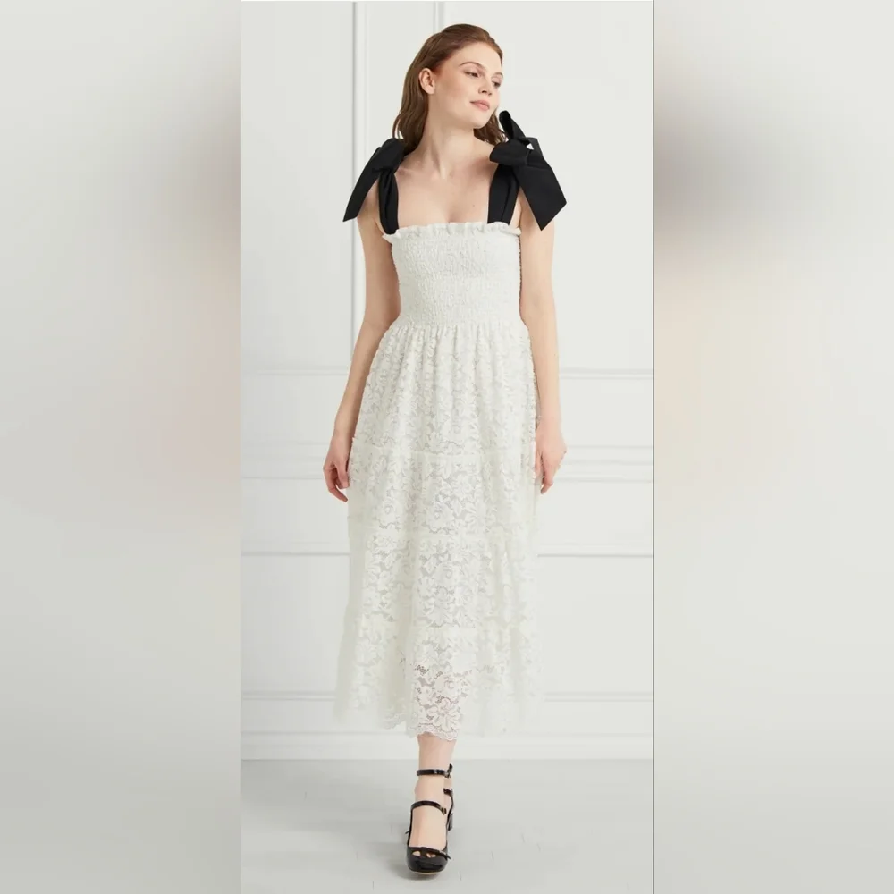 Hill House | Dresses | Hill House The Lace Ribbon Ellie Nap Dress White Lace With Black Ribbon Straps | Poshmark Hill House | Dresses | Hill House The Lace Ribbon Ellie Nap Dress White Lace With Black Ribbon Straps | Poshmark
